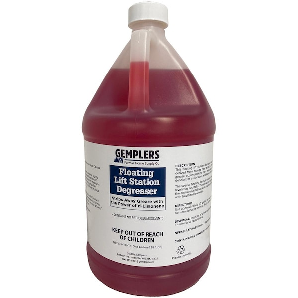 Gemplers Floating Lift Station Degreaser, 1 gal 381 - main